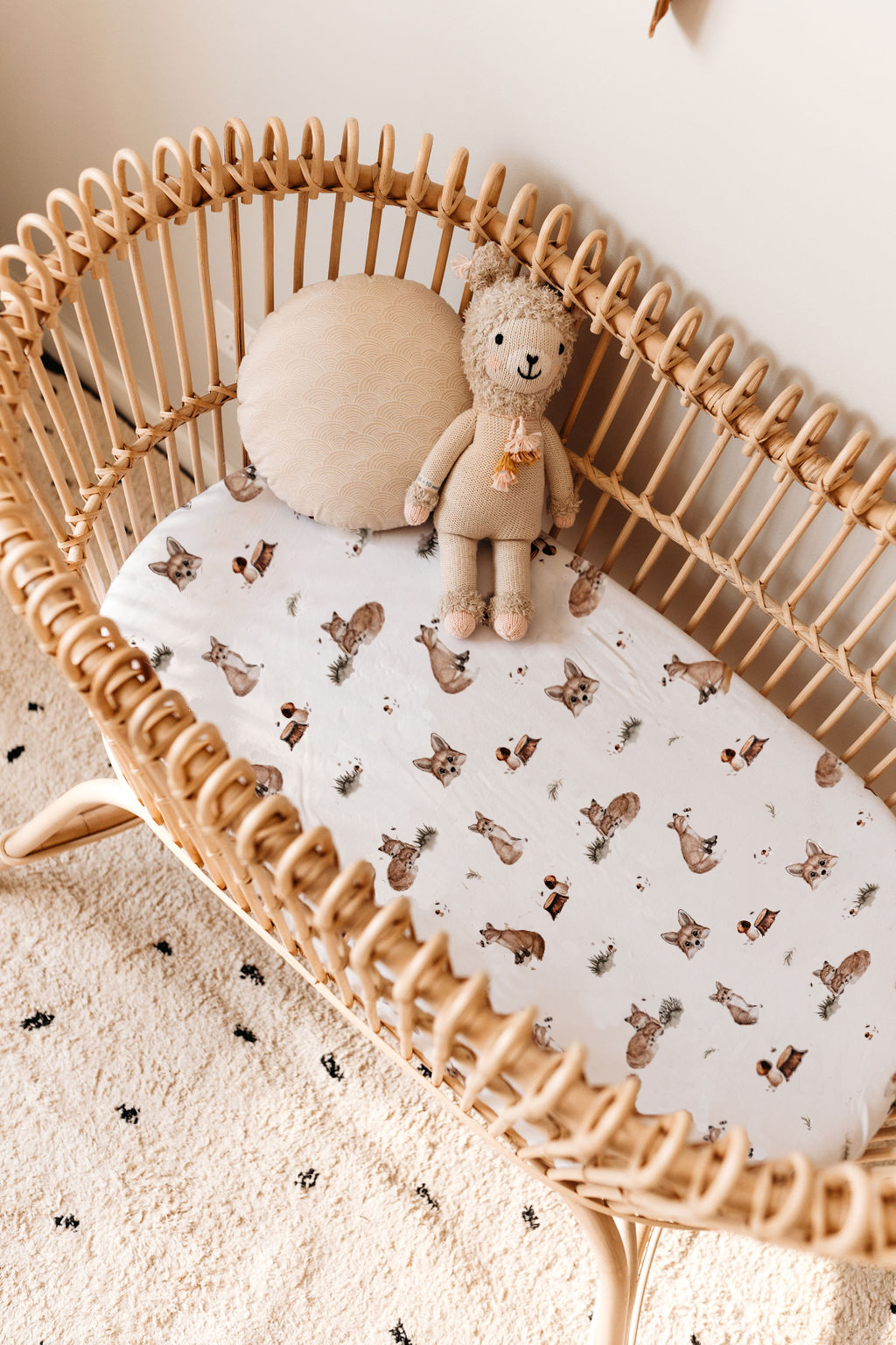 Fox | Bassinet Sheet / Change Pad Cover