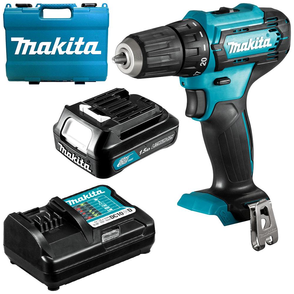 Makita DF333DWY 12V Max 1.5Ah Li-ion CXT Cordless Driver Drill Combo Kit