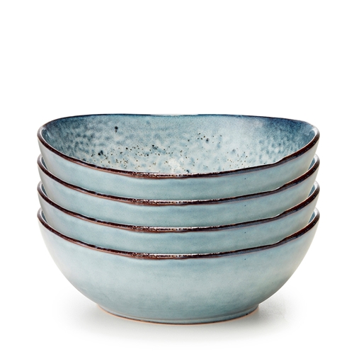 nomad 4 soup bowls in grey from salt and pepper
