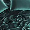 Satin Bed sheets - Emerald Green