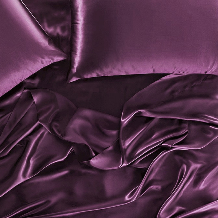 Satin Bed sheets - Purple