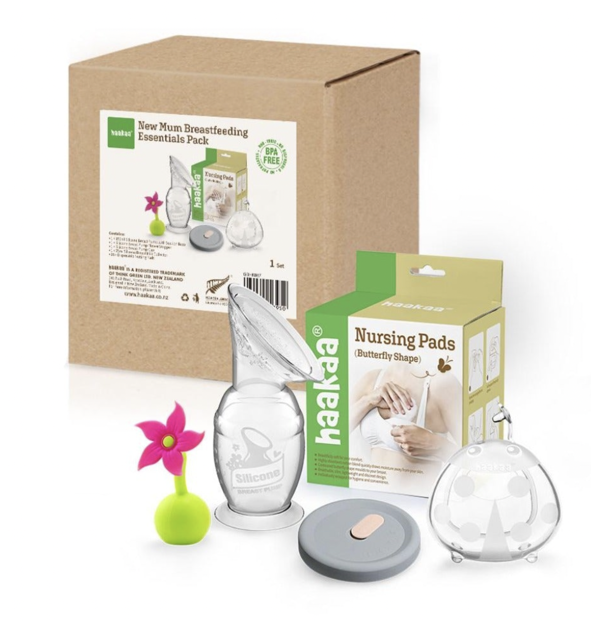 Haakaa New Mum Breastfeeding Essentials Pack