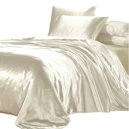 Satin Bed sheets - Purple
