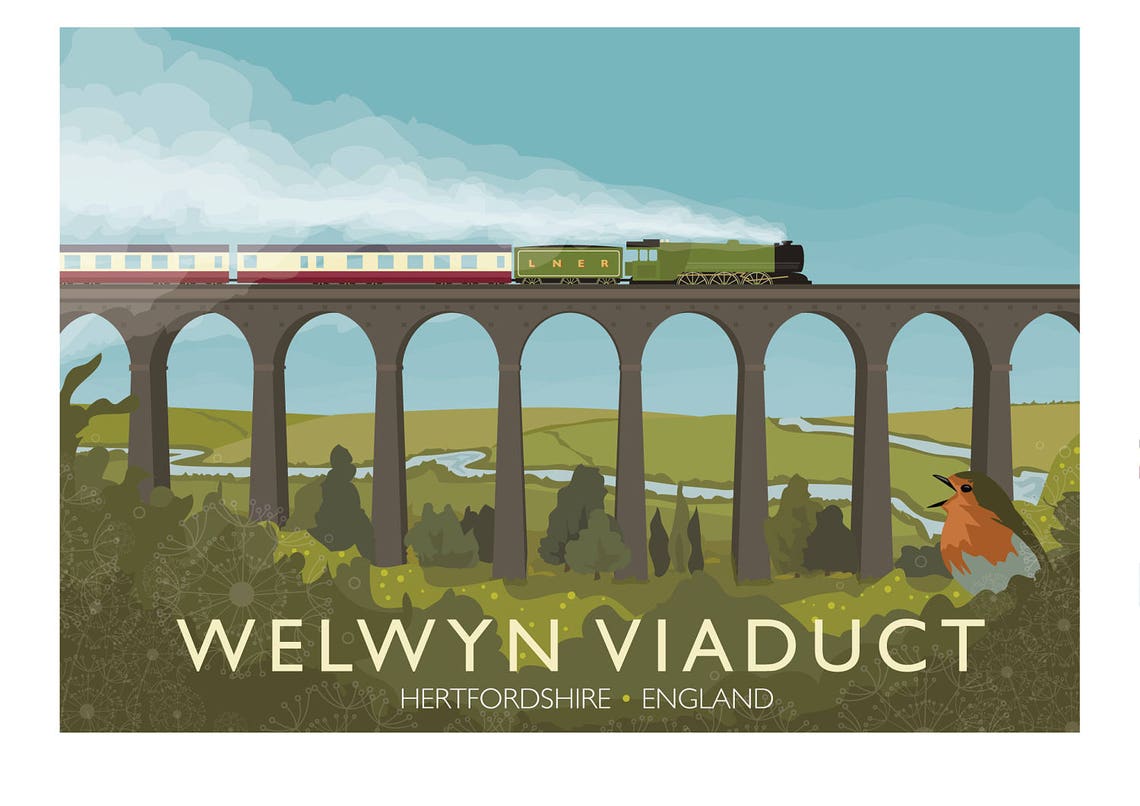 Welwyn Viaduct Print