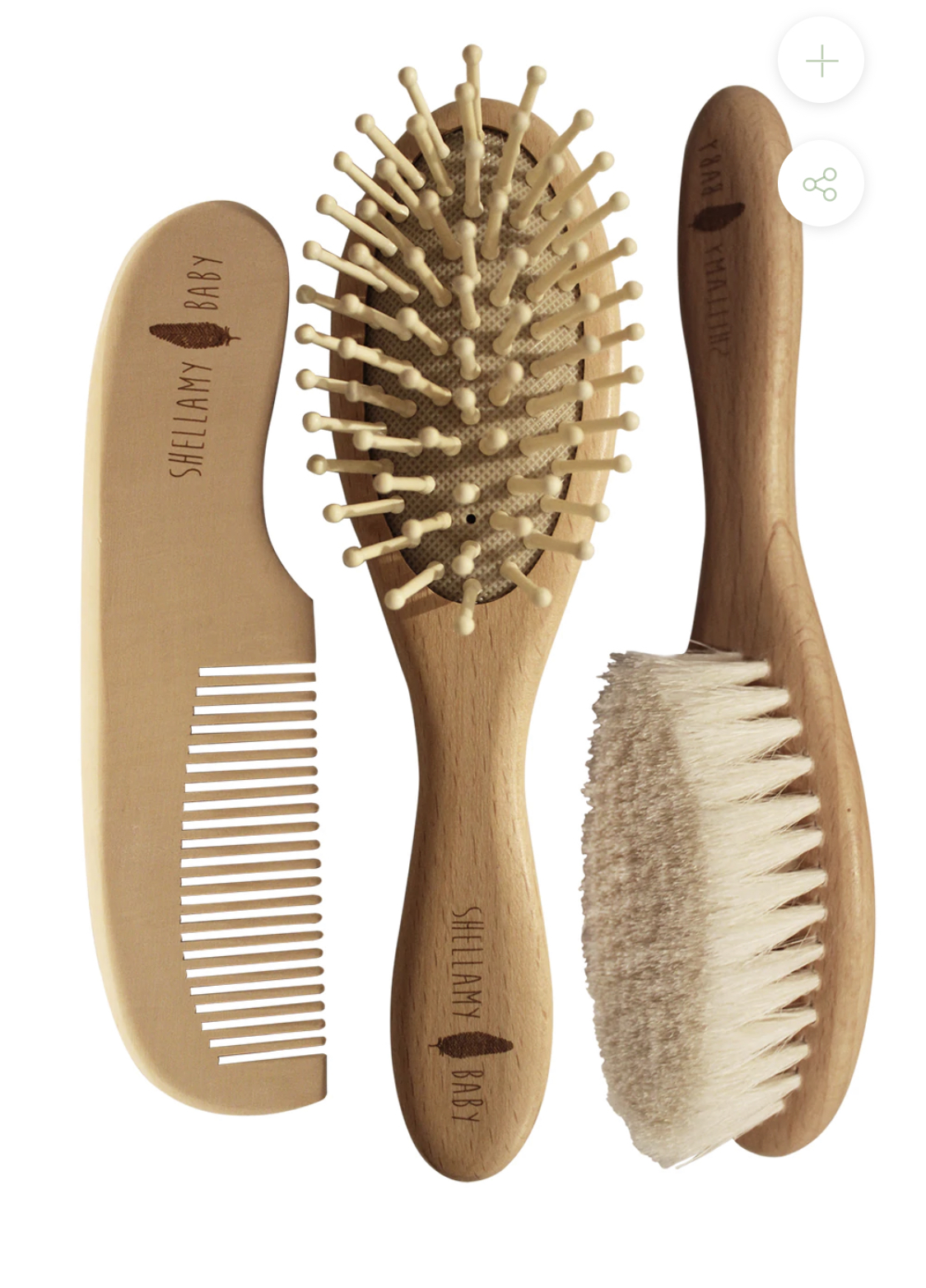 SHELLAMY BABY BRUSH & COMB SET