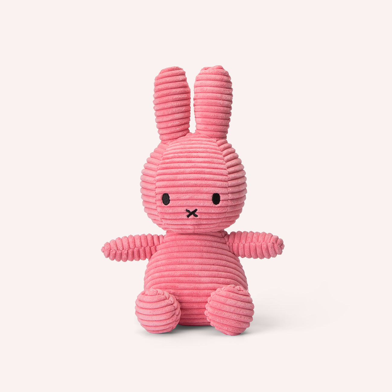 Miffy Sitting Corduroy Plush - Bubblegum Pink