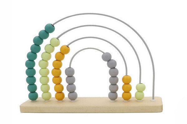 Wooden rainbow abacus