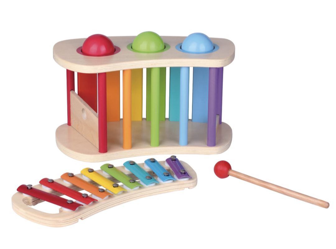 Xylophone & Hammer Tap Bench from Kidstuff