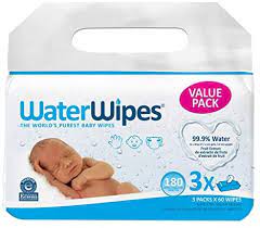 Waterwipes Fragrance Free Sensitive Skin Baby Wipes 60 X3 Pack