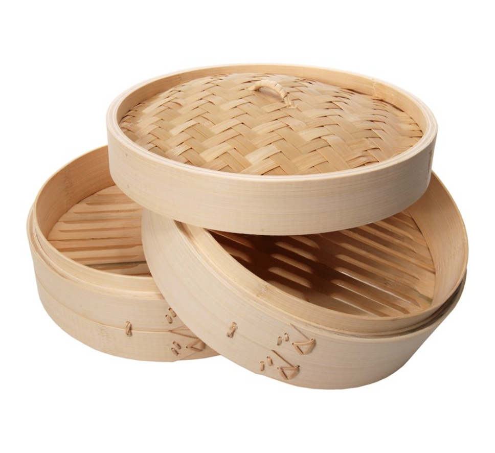 Benzer – Ecozon Bamboo 2 Tier Steamer 24cm