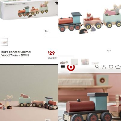 Wooden Baby Train