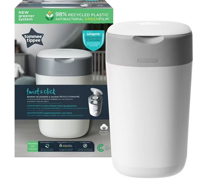 Tommee Tippee Twist and Click Advanced Nappy Disposal Bin System
