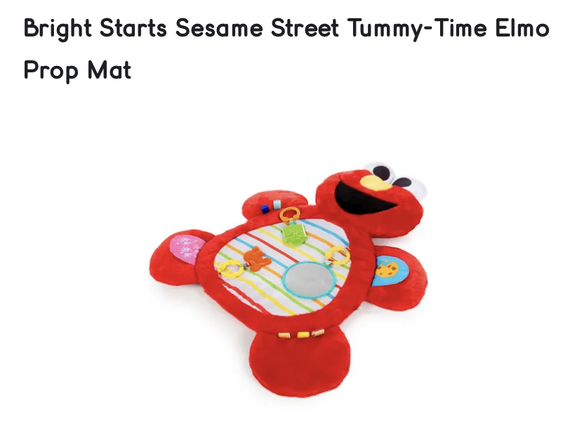 Elmo Timmy Time Mat