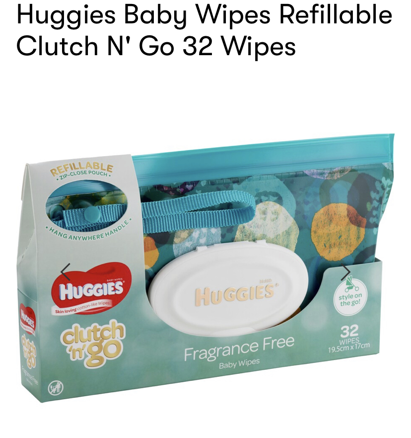 Refillable baby wipes container