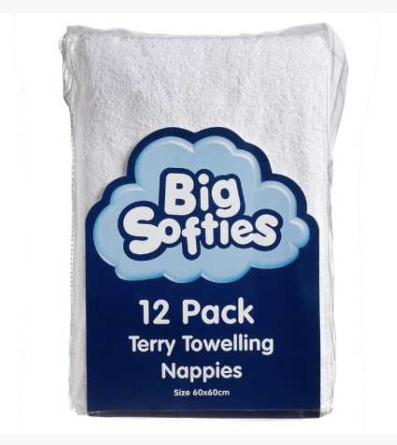 Cloth nappies for burping / cleaning etc