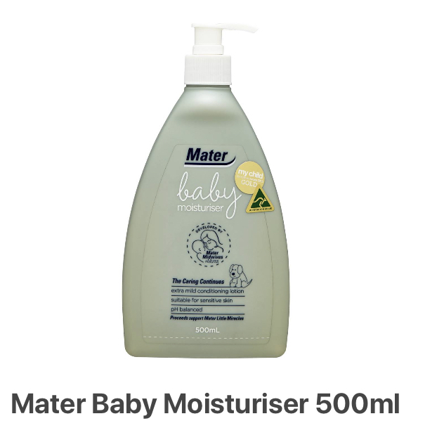 Mater baby moisturiser