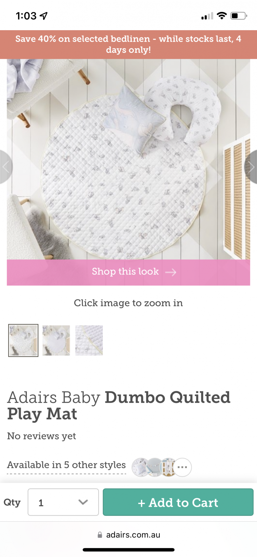 Cute Quilted play mat