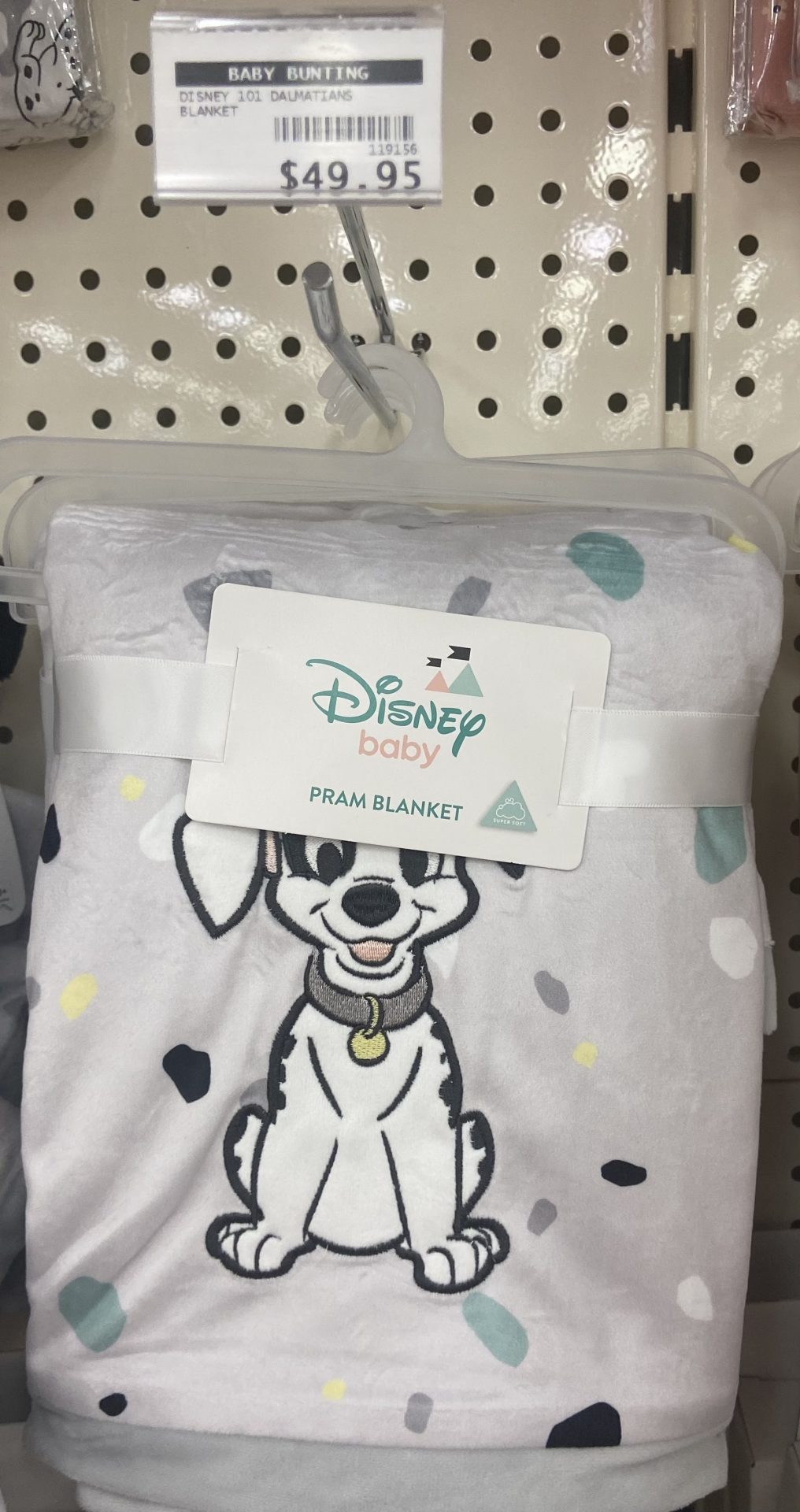 Dalmatians pram blanket