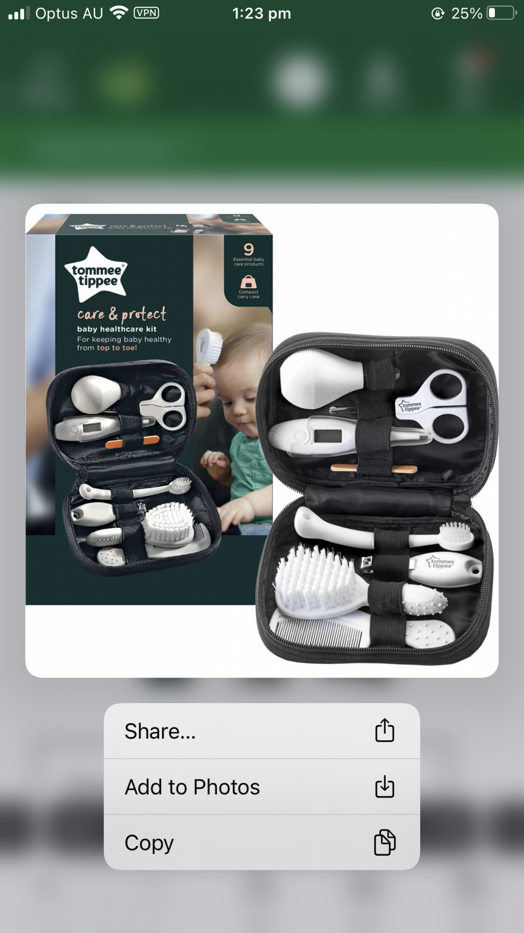 Tommee Tippee Closer To Nature Healthcare & Grooming Kit Each