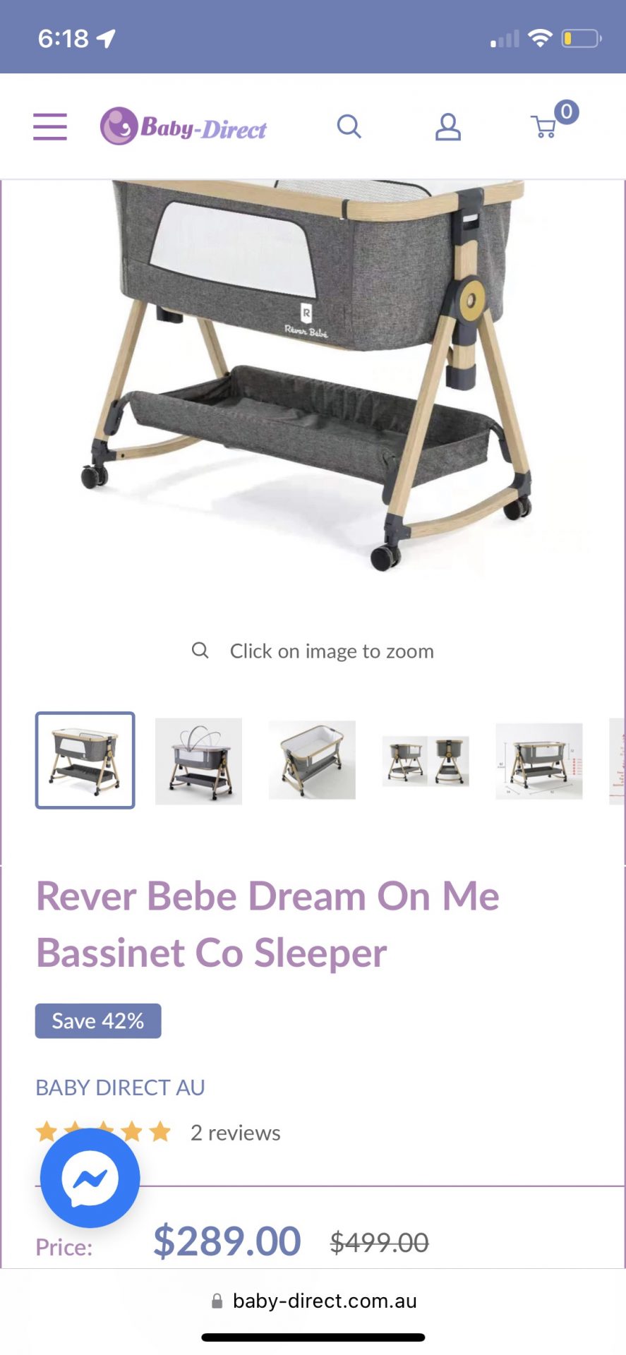 Wheeled bassinet