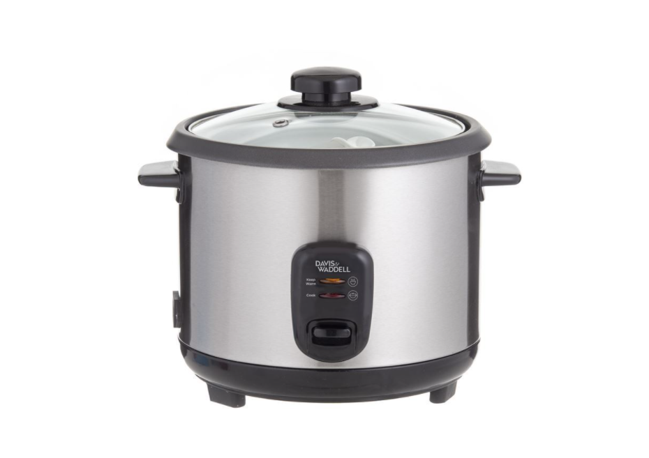 Davis & Waddell – Electrical 2-in-1 8 Cup Rice Cooker & Steamer