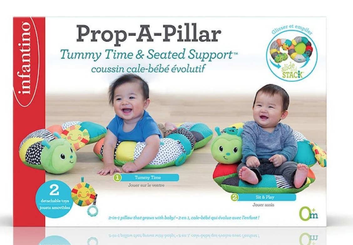 Infantino Prop-A-Pillar Tummy Time Pillow