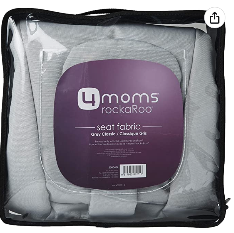 4Moms Rockaroo Seat Fabric, Classic Grey