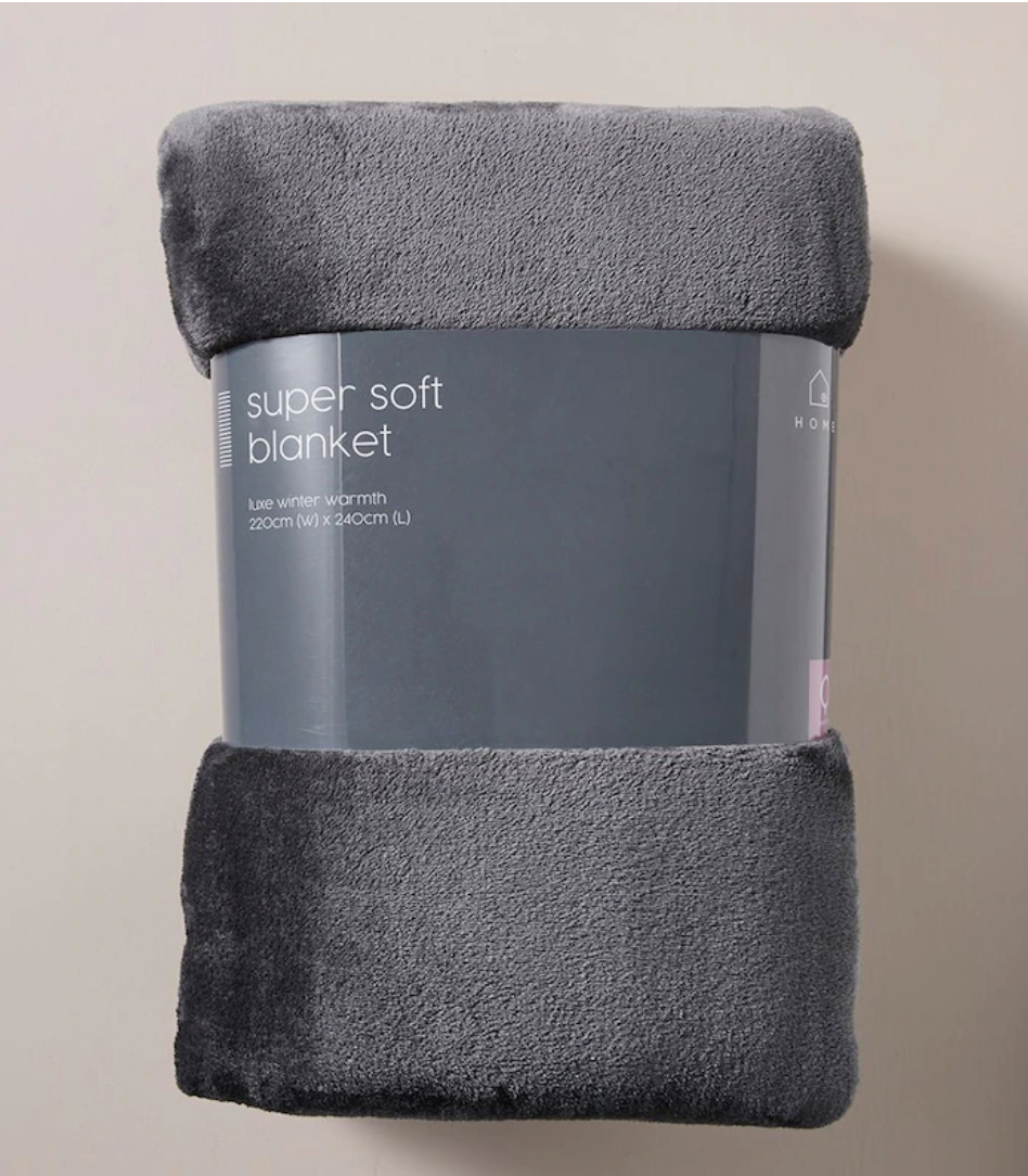 TARGET Super Soft Blanket - GREY