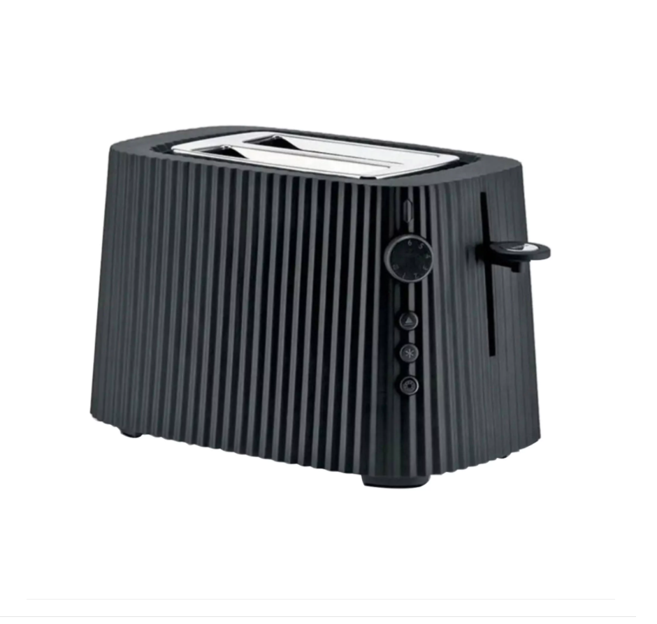 Alessi Plisse Electric Toaster Black