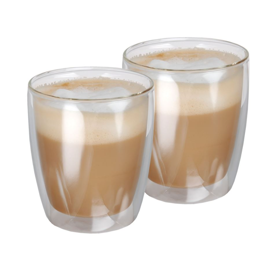 Zuhause – Konrad Set of 2 Double Wall Thermo Latte Glasses 250ml