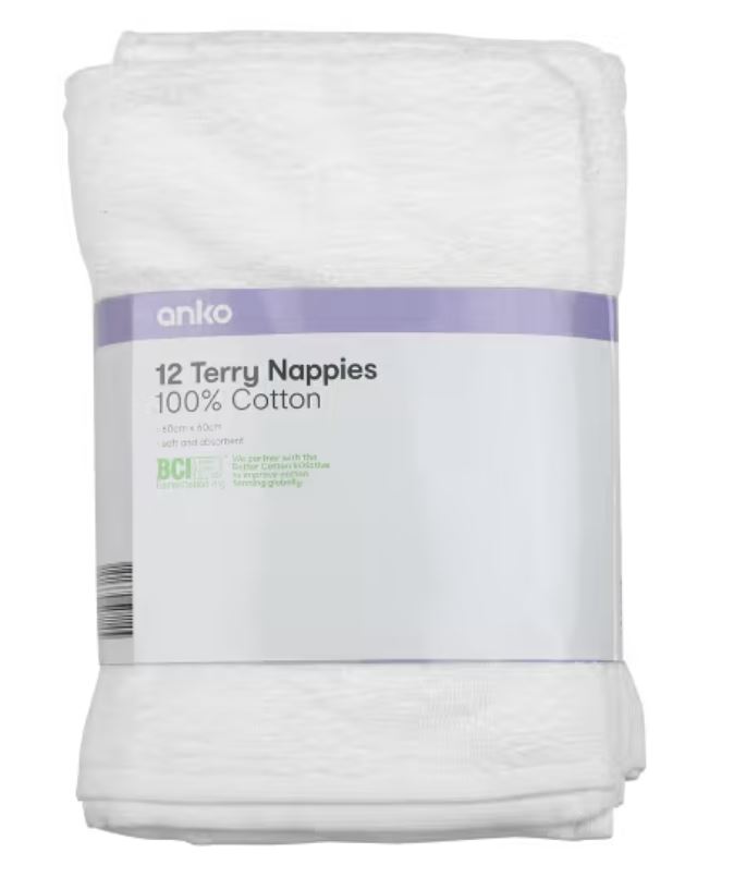 nappies terry towelling