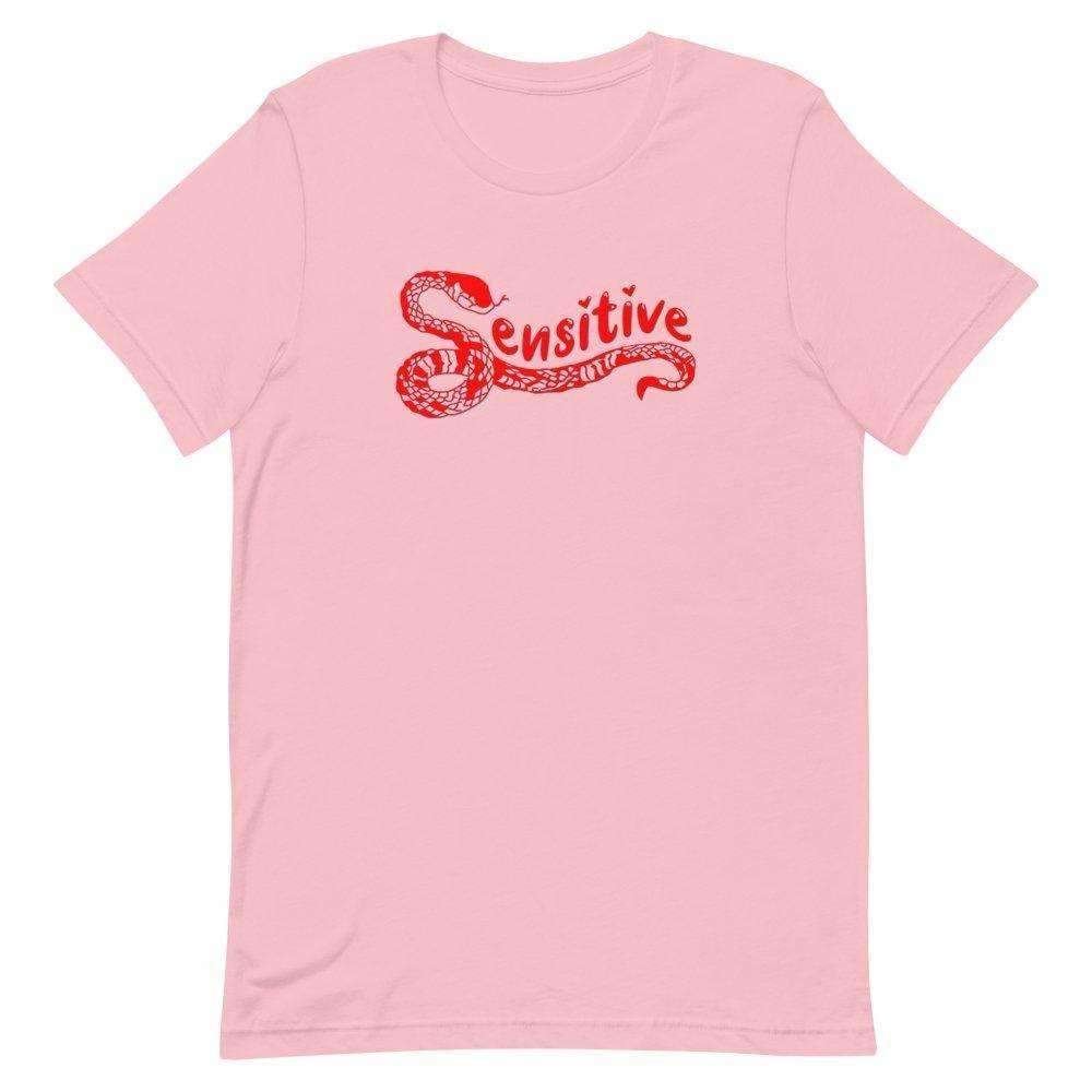 Sensitive t-shirt in 3XL in pink by hayleyelsaesser.com