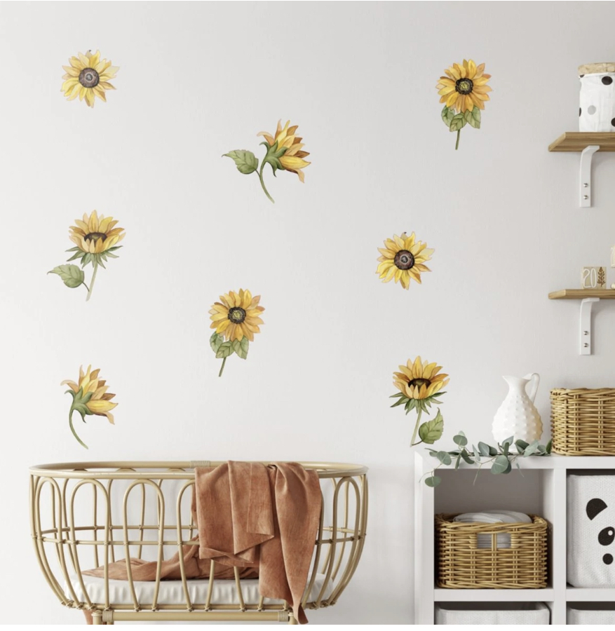 Sunflower wall stickers