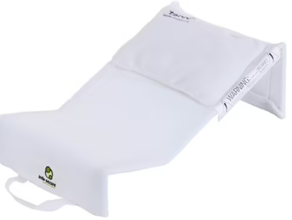 Infa Terri Bath Support & Pillow White B16