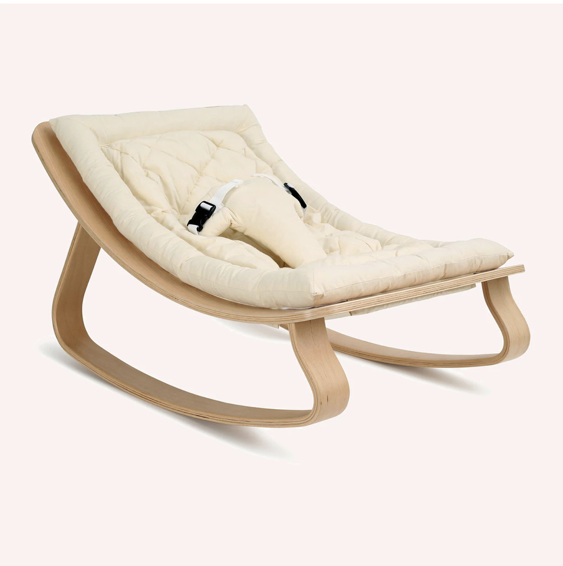 Levo Baby Rocker - Organic White