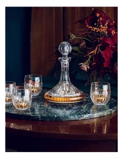 Waterfront Winter Wonders Midnight Front Decanter Set