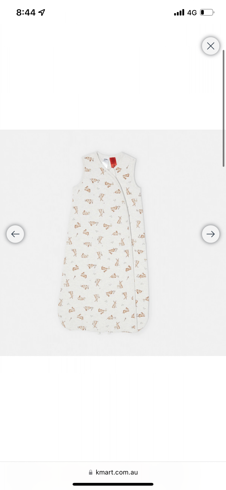 Sleep sacks (arms out)