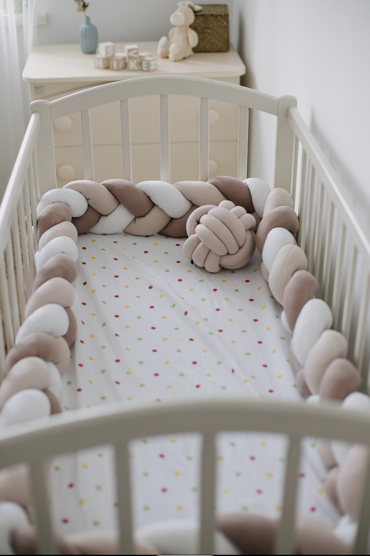 Braided Crib Bumper