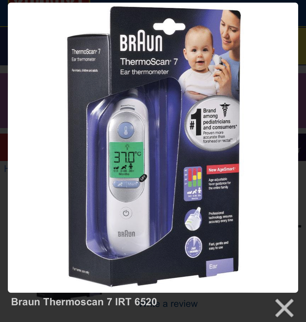 Braun Thermoscan 7 IRT 6520