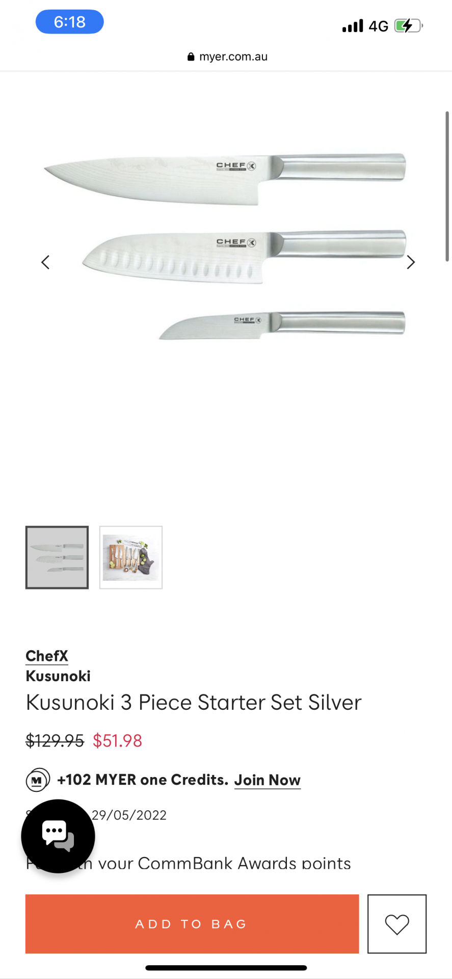 Kusunoki 3 Piece Starter Set Silver