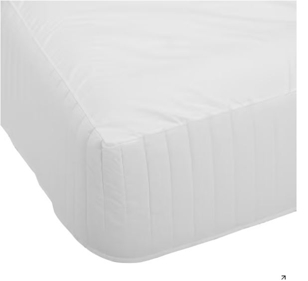 KMART - Quilted Valance - Queen Bed, White