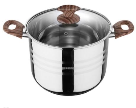 Bergner Granito Stainless Steel Stockpot 12L