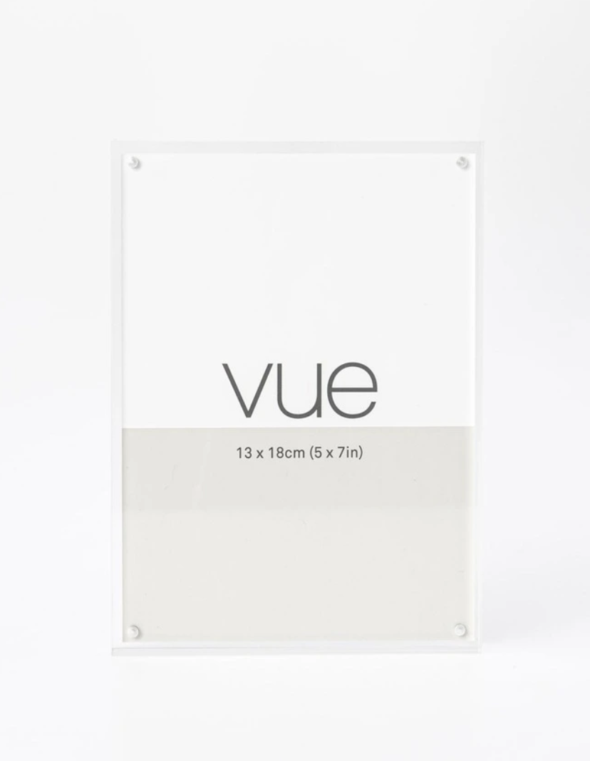 Purchased: Vue Clear Photo frame large x3