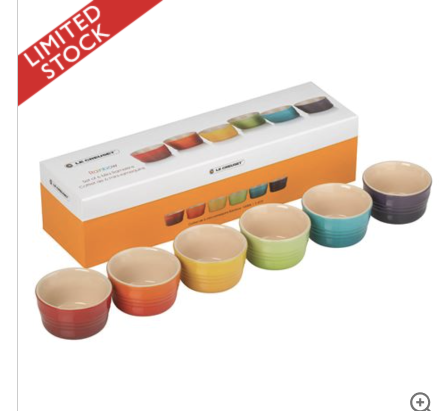 Mini Ramekin Rainbow Set 6pce