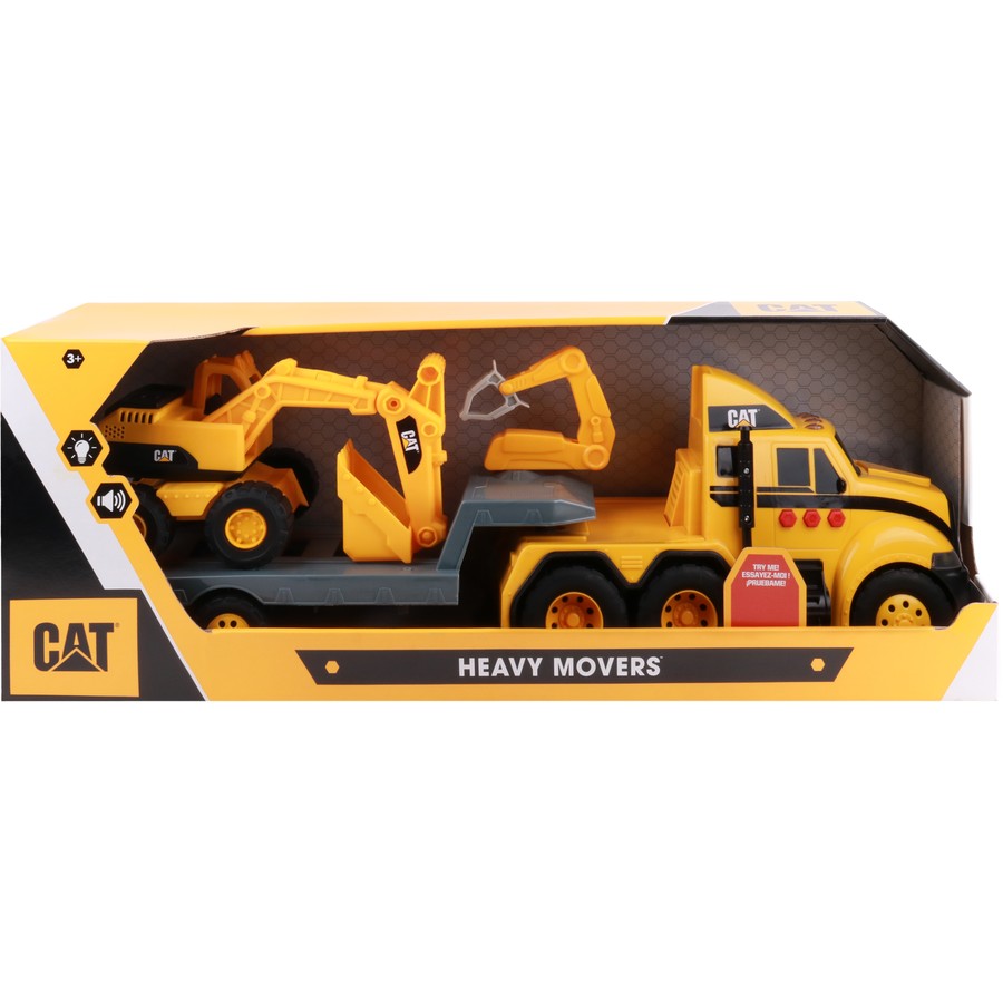 Cat Heavy Movers Flatbed with Excavator