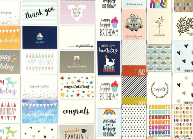birthday/event cards and stationary for gift giving