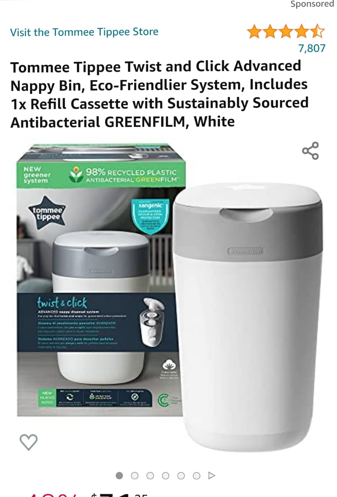 Tommee Tippee Nappy bin