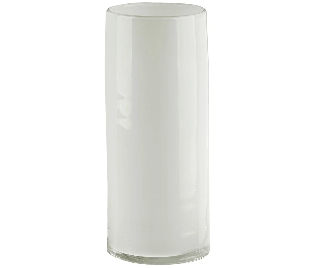 Mirage Vase 24cm In Milk