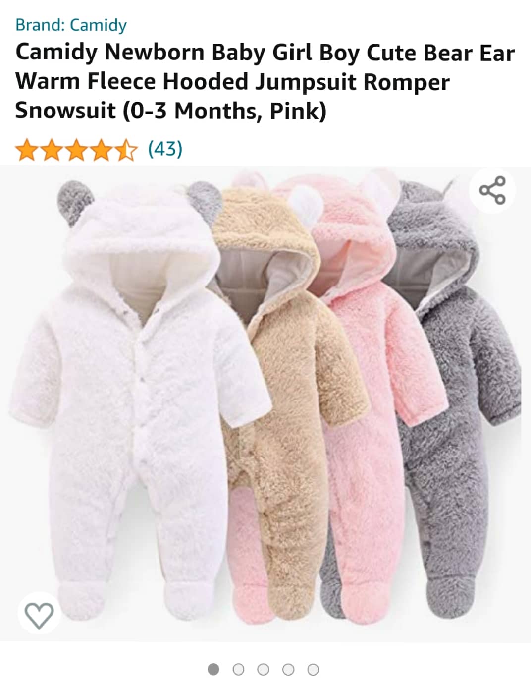 baby warm jumpersuits