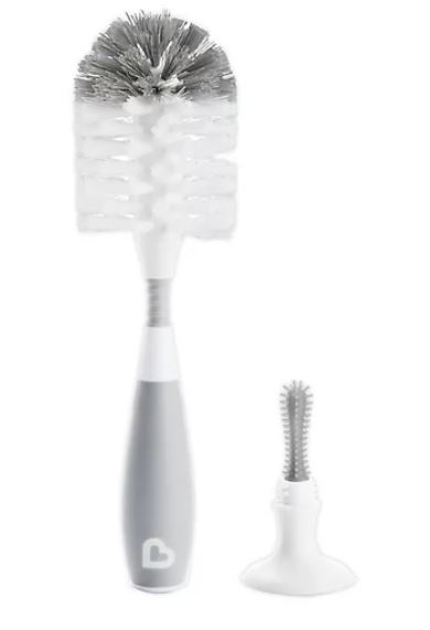 Munchkin® Bristle Baby Bottle Brush in Grey